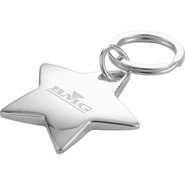 Star-Shaped Key Ring Thumbnail