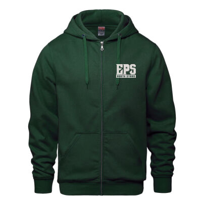 Adult Full Zip Hooded Sweatshirt (Embroidered Logo) *Personalized* Thumbnail